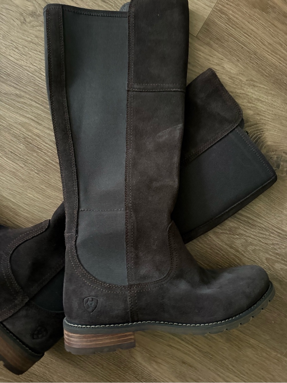 Ariat Dark Brown Suede waterproof boots